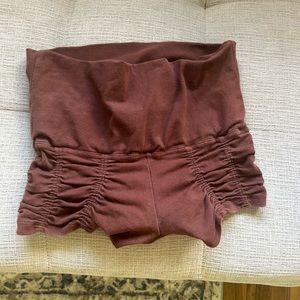 Melodia Designs chocolate brown organic shorts. Thick and well made. XS